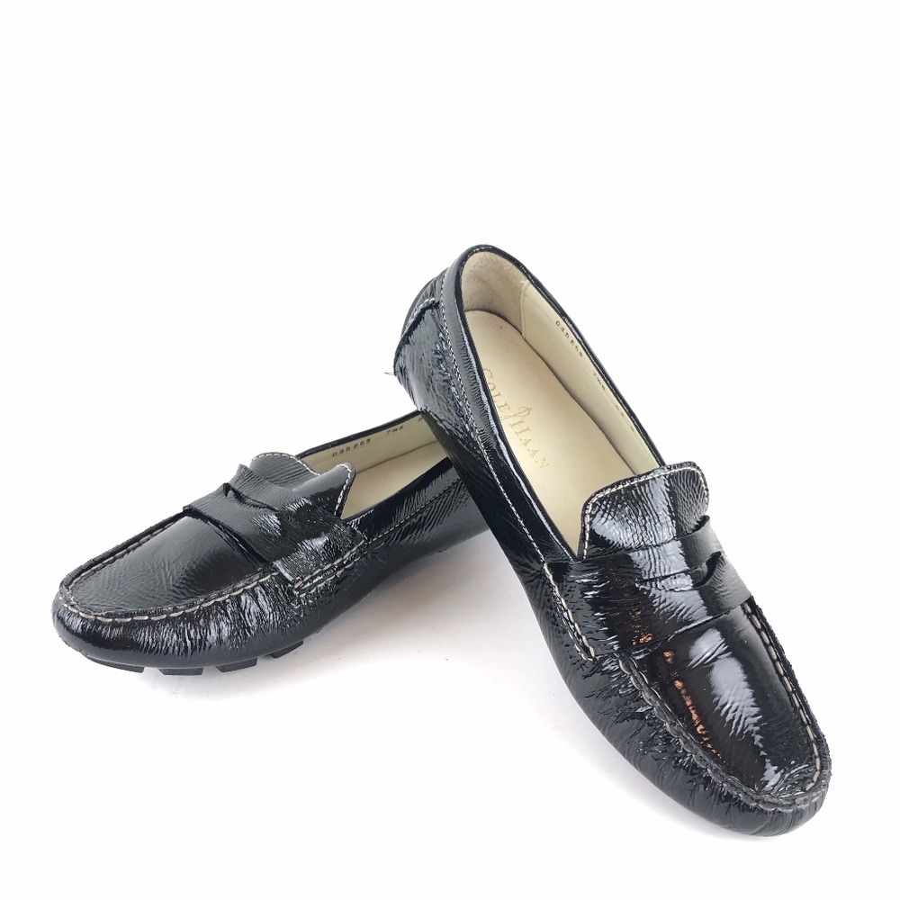 Cole Haan "Air Sadie" Driver Moccasin Black Patent